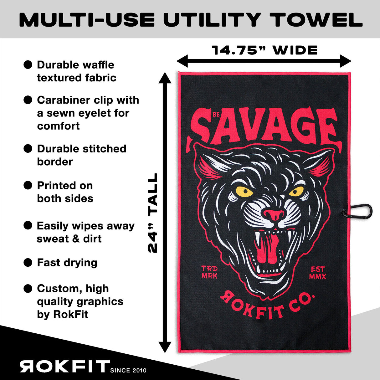 Utility Towel - Be Savage
