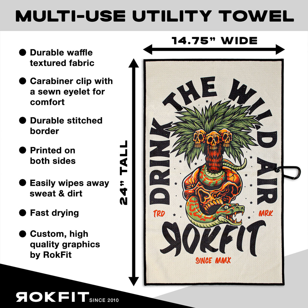 Utility Towel - Drink The Wild Air