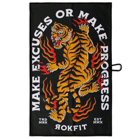 Utility Towel - Make Excuses or Make Progress